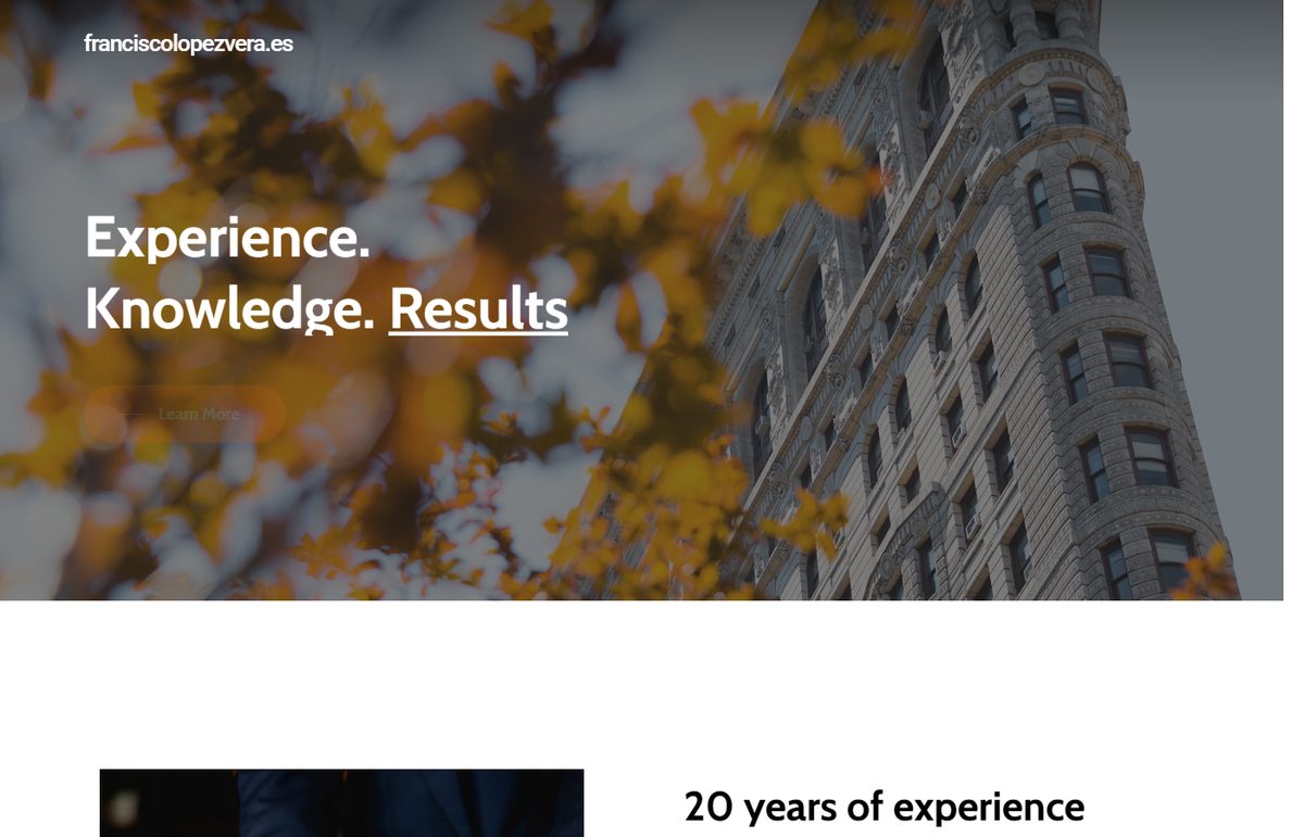 Francisco López Vera — real-estate law firm site